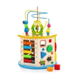 Wooden educational cube