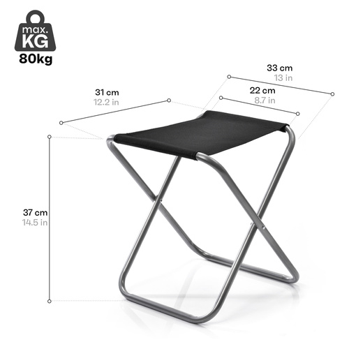 Meteor Rest stool black