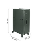 Large case SwissBags Magna 78 cm green