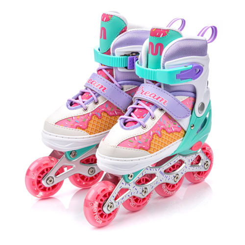 Rolki Meteor 4w1 Cream S 30-33