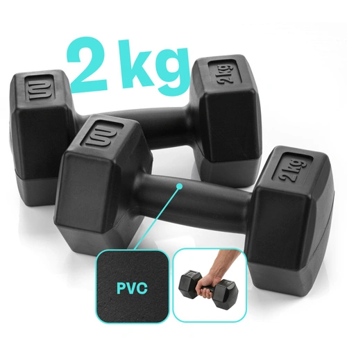 Cement dumbbell set 2x2 kg Meteor