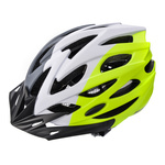 Kask rowerowy Meteor Marven M 55-58 cm szary/biały/limonkowy