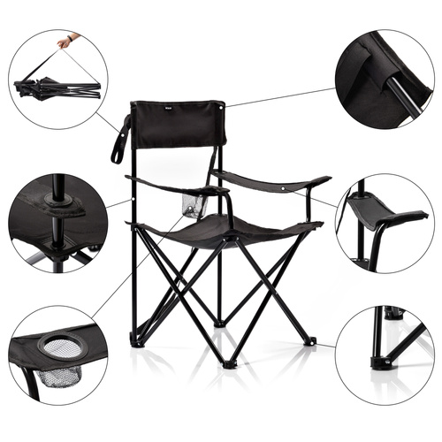 Meteor Seza folding chair black