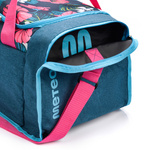 Torba fitness Meteor Widar 40 l różowy/granatowy kwiaty