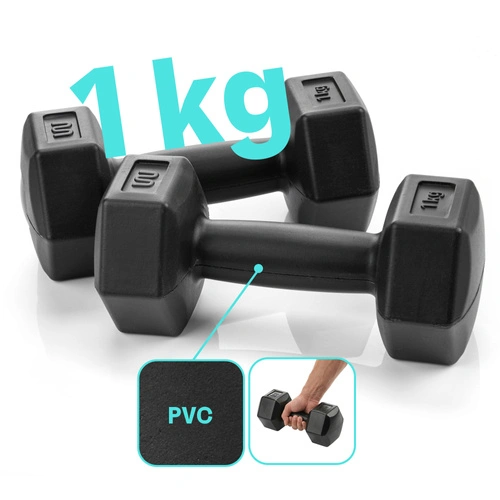 Cement dumbbell set 2x1 kg Meteor