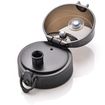 Meteor sports water bottle 1000 ml black/green