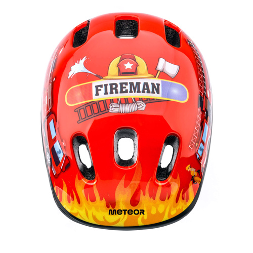 Kask rowerowy dla dzieci Meteor KS06 XS 44-48 cm Firetracker