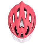 Kask rowerowy Meteor Marven L 58-61 cm koralowy/biały