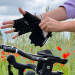 Bike gloves Meteor Gel GX32 M black