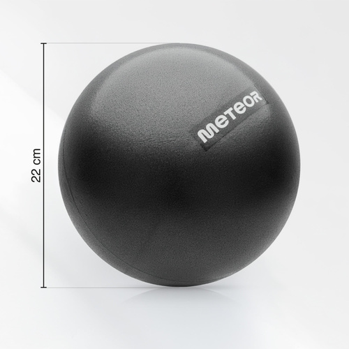 Piłka do pilatesu Meteor 22 cm czarna