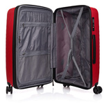 Średnia walizka SwissBags Ibiza 65 cm czerwony