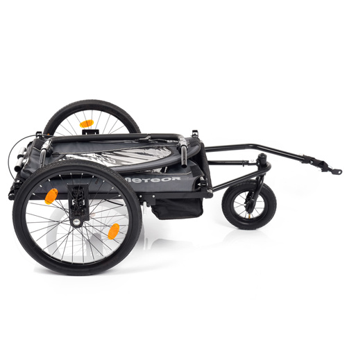 Przyczepka rowerowa Meteor BX-50 szary