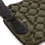 Ultralight mat with pump Meteor 190×56×4 olive
