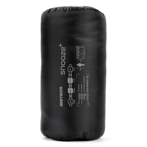 Sleeping bag Meteor Snooze+ black/grey