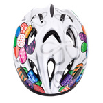 Kids bike helmet KS07 M 52-56 cm Colorful Flowers