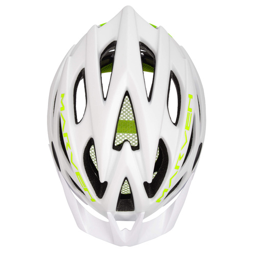 Meteor cycling helmet Marven S 52-56 cm white/neon green