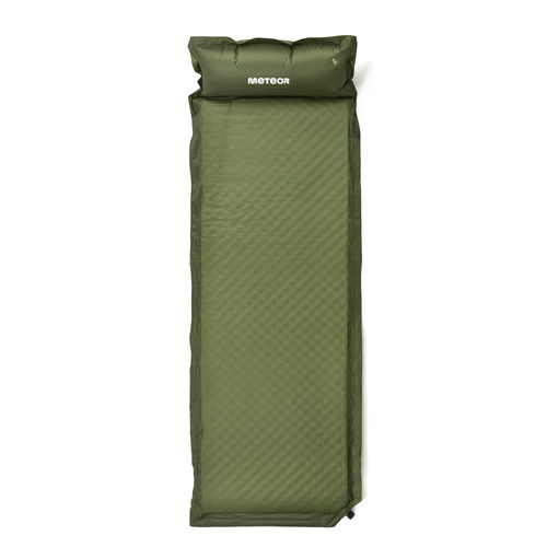 Self inflating mat Meteor 200×66×3,8 cm green