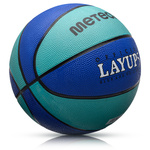 Piłka do koszykówki Meteor Layup 5 niebieski