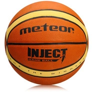 Piłka do koszykówki Meteor Inject 14 paneli 7 brązowy/beżowy