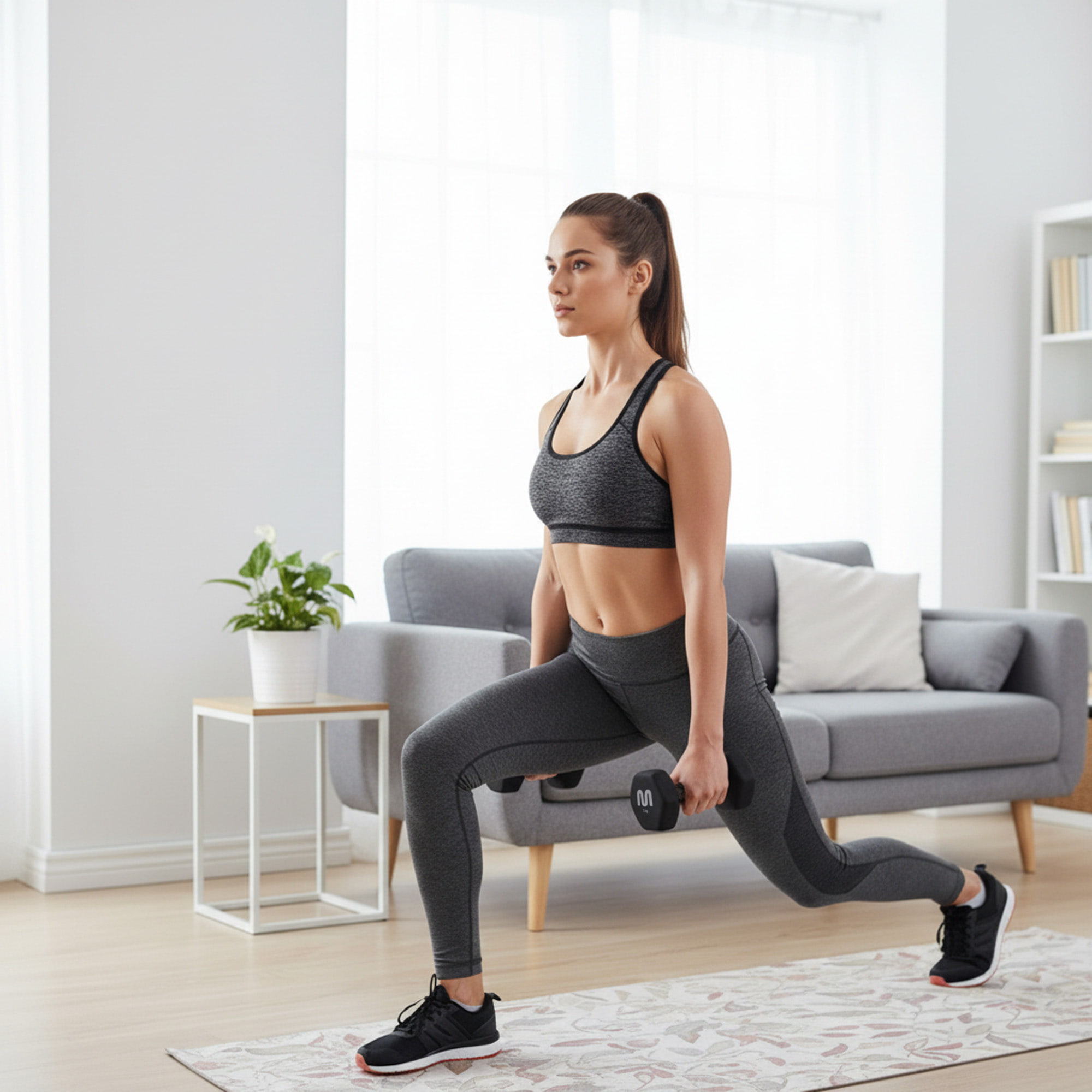 Cast iron dumbbell set 2x3 kg Meteor 