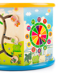 Wooden educational cube