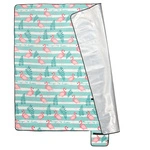 Picnic Blanket Meteor 2XL 200x200 cm flamingos