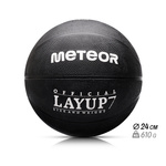 Piłka koszykowa Meteor Layup 7 czarny