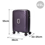 Walizka Kabinowa SwissBags Echo 55cm Fioletowa