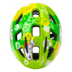 Kask rowerowy dla dzieci Meteor PNY11 S 43-48 cm Dogs zielony