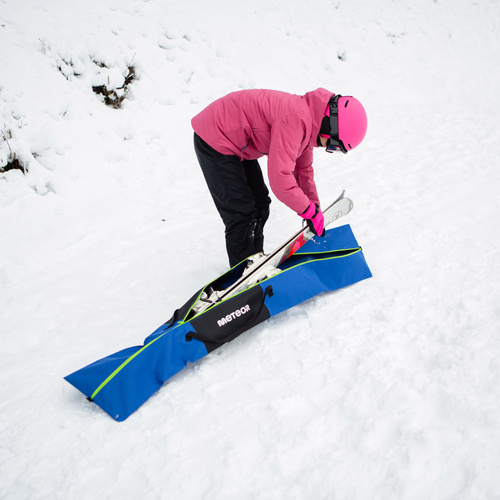 Zestaw narciarski Meteor Croma niebieski