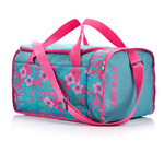 Torba fitness Meteor Widar 40 l niebieski/różowy kwiaty