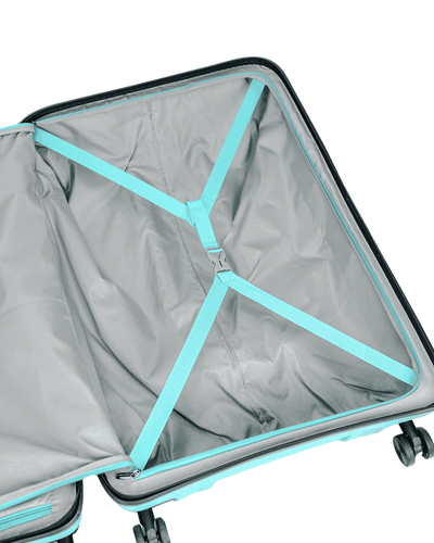 Large case SwissBags Ocean 75 cm blue