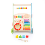 Wooden manipulative walker