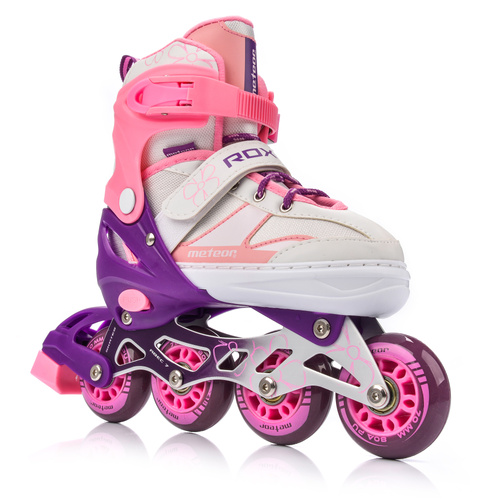 Inline skates Meteor Rox L 38-41 pink