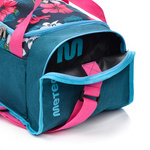Fitness bag Meteor Nepr 20 l pink / navy blue flowers
