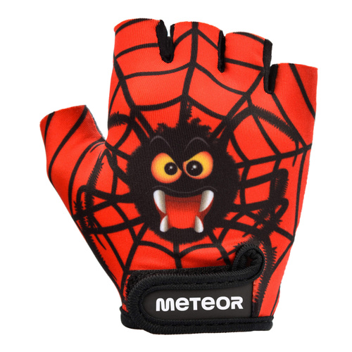 Meteor Kids M Spider cycling gloves