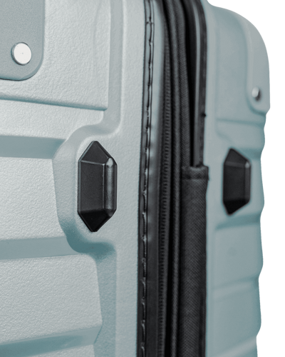 Średnia walizka SwissBags Diamond cut 67 cm metaliczny niebieski