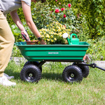 Meteor 3-in-1 tipper cart TC-250 green