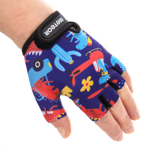 Meteor Kids S Dino cars cycling gloves