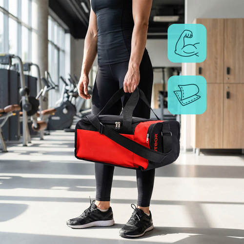 Torba fitness Meteor Nepr 20 l czerwony/czarny