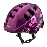 Kask rowerowy dla dzieci Meteor KS08 S 48-52 cm pink butterflies