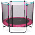 Mała trampolina dla dzieci Meteor TRP-50 140 cm różowy