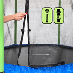 Trampolina dla dzieci Meteor TRP-55 150 cm niebieski/zielony