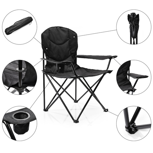 Meteor Hiker folding chair black