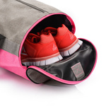 Fitness bag Meteor Siggy 25 l grey/pink