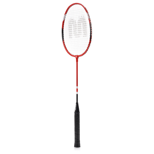 Badminton Set Meteor 2 rackets, 6 ailerons red