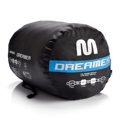 Sleeping bag Meteor Dreamer L blue / black