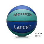 Piłka koszykowa Meteor Layup 7 niebieski