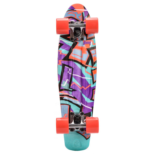 Plastic skateboard Meteor Multiboard Graffiti