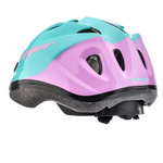 Kask rowerowy dla dzieci Meteor KS07 M 52-56 cm Apper miętowy/różowy